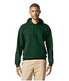 Adult Midweight Fleece Hoodie FOREST GREEN